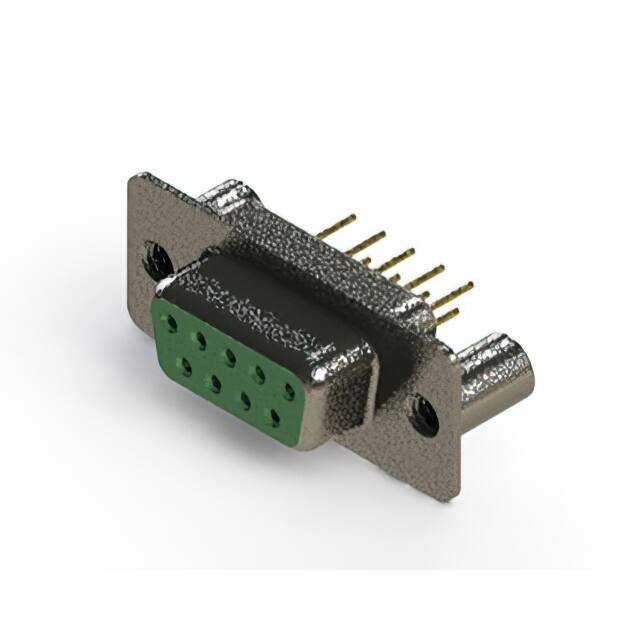 628-M09-221-GT3 628M SERIES VERTICAL D-SUB RECEP