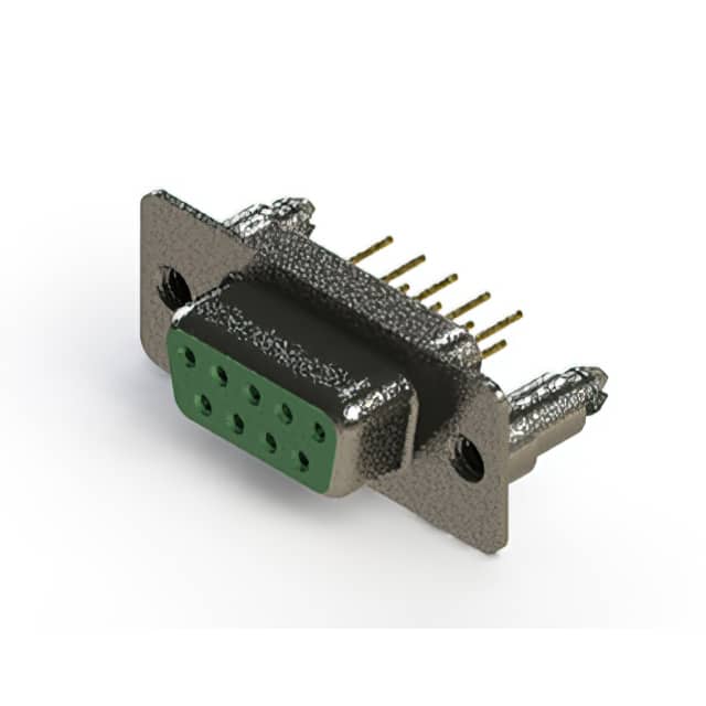 628-M09-221-GT5 628M SERIES VERTICAL D-SUB RECEP