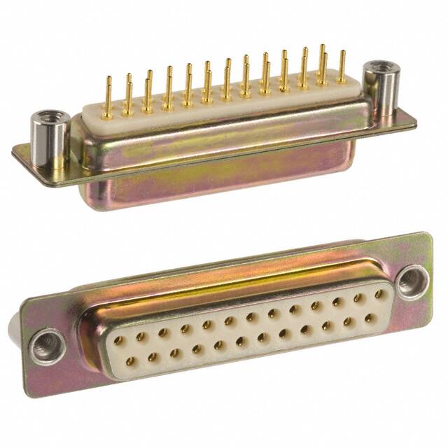 172-E25-211R021 CONN D-SUB RCPT 25P PNL MNT SLDR