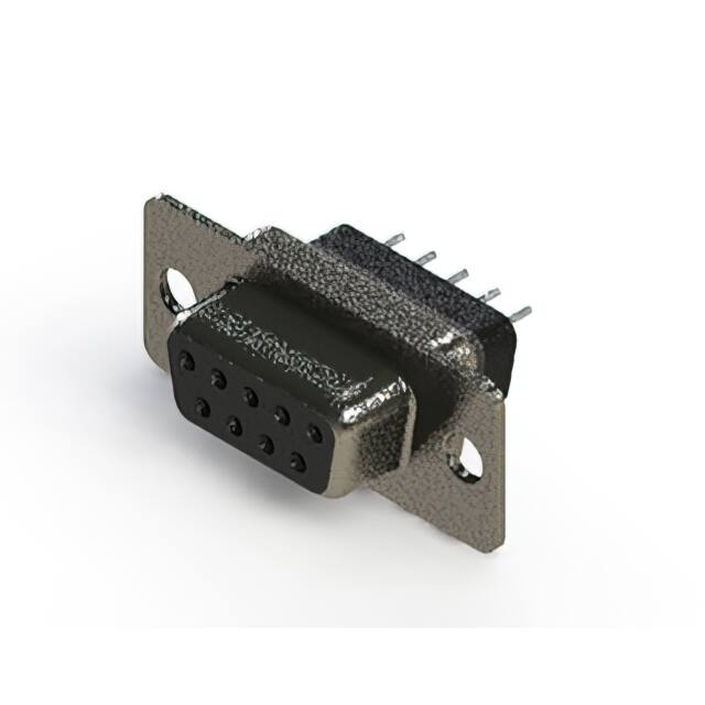 628-009-228-041 CONN D SUB RCPT 9POS VERT METAL