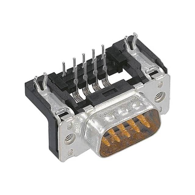 09651637812 CONN D-SUB PLUG 9POS R/A SLDR