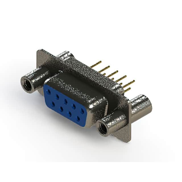 628-M09-221-LT4 628M SERIES VERTICAL D-SUB RECEP