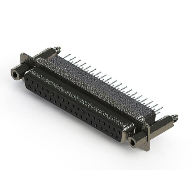 628-037-261-057 CONN D-SUB RCPT 37POS VERT SLDR