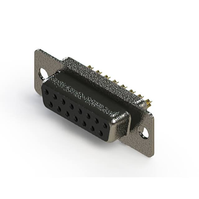 628-M15-222-BN1 628M SERIES VERTICAL D-SUB RECEP