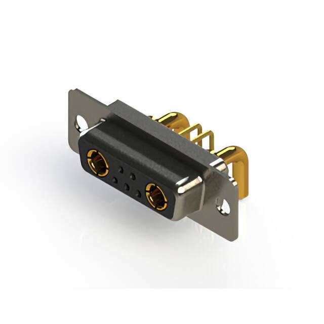 630-7W2-240-2T1 CONN D-SUB RCPT 7POS R/A SLDR