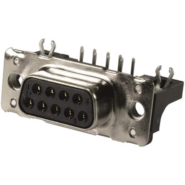09661566616 CONN D-SUB RCPT 9POS R/A SLDR