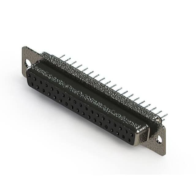 628-037-620-041 CONN D SUB RCPT 37POS VERT METAL