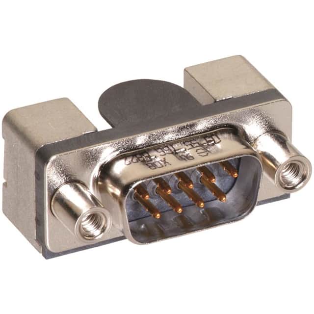 09551666821741 CONN D-SUB PLUG 9P SMD R/A SLDR