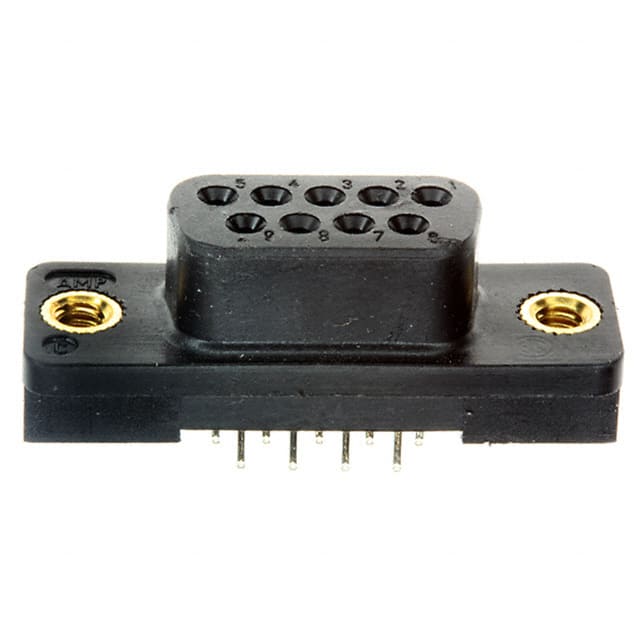207841-4 CONN D-SUB RCPT 9POS VERT SLDR
