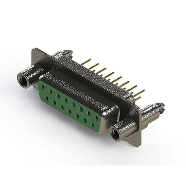 628-M15-221-GT6 628M SERIES VERTICAL D-SUB RECEP