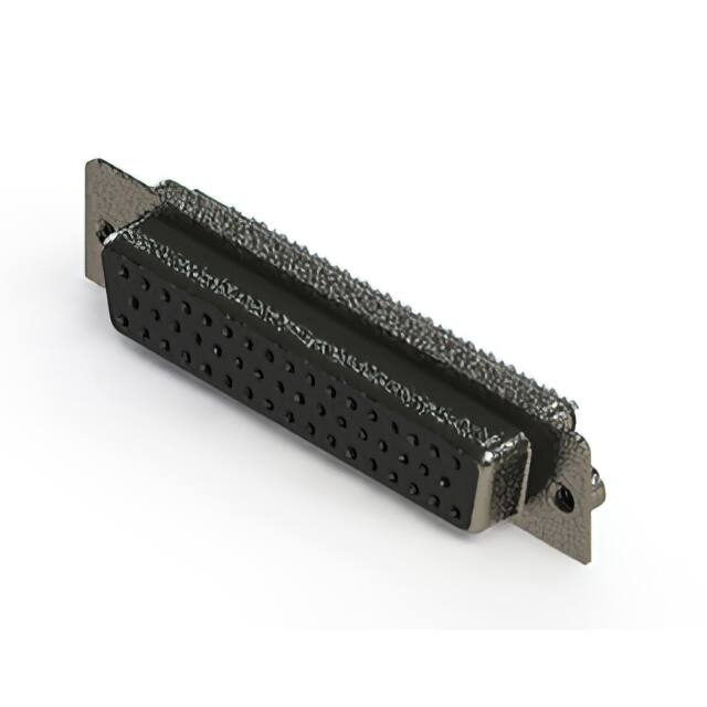 628-050-322-042 CONN D SUB RCPT 50POS VERT METAL