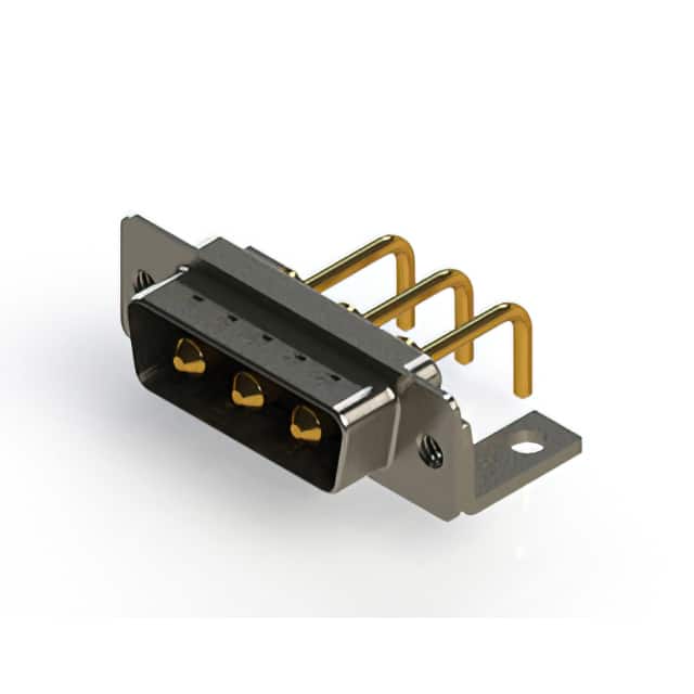 629-3W3-250-1T4 CONN D-SUB PLUG 3POS R/A SLDR