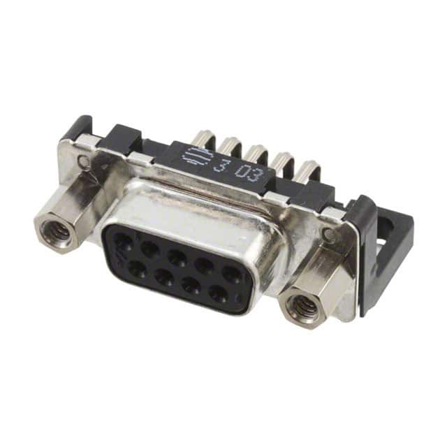 09661527613 CONN D-SUB RCPT 9POS R/A SLDR