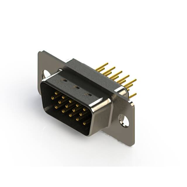 637-M15-630-BN1 637M SERIES VERTICAL D-SUB PLUG
