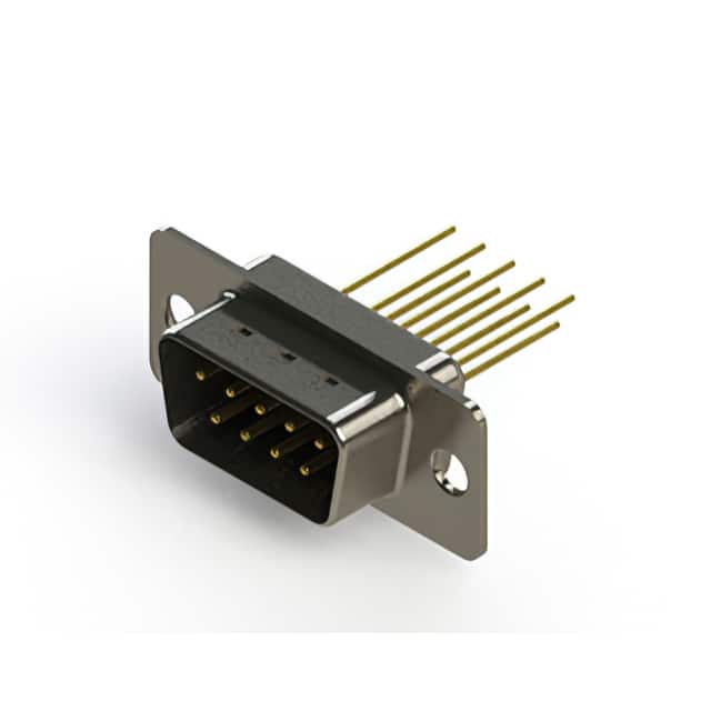 627-M09-223-BN1 CONN D-SUB PLUG 9POS VERT SLDR