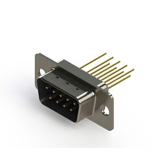 627-M09-223-LT1 CONN D-SUB PLUG 9POS VERT SLDR