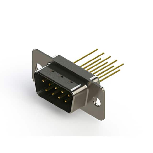 627-M09-223-GN1 CONN D-SUB PLUG 9POS VERT SLDR