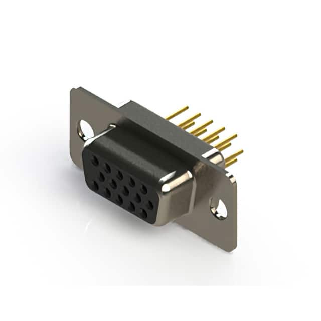 638-M15-330-BN1 638M SERIES VERTICAL D-SUB RECEP