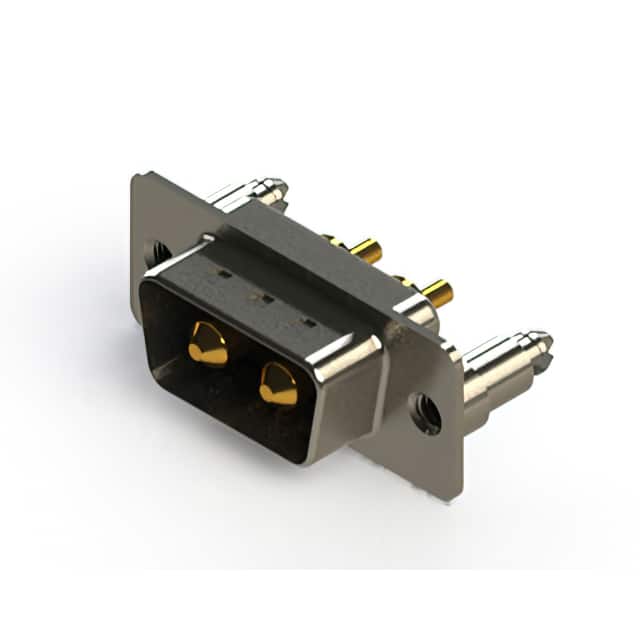 627-2W2-224-1TD CONN D-SUB PLUG 2POS VERT SLDR