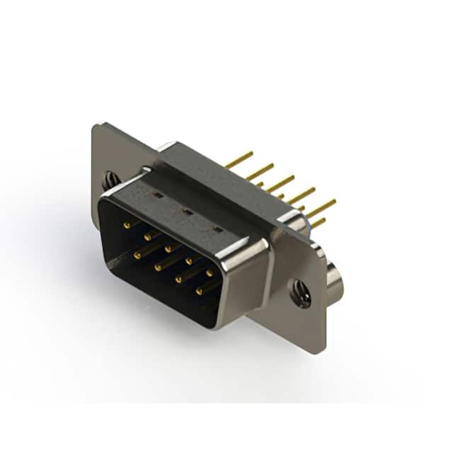 627-M09-320-LT2 627M SERIES VERTICAL D-SUB PLUG