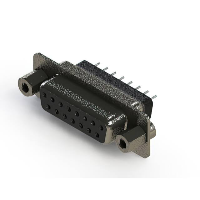 628-015-228-043 CONN D SUB RCPT 15POS VERT METAL