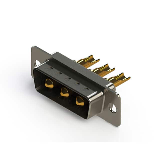 627-3W3-222-2N1 CONN D-SUB PLUG 3POS SLDR CUP