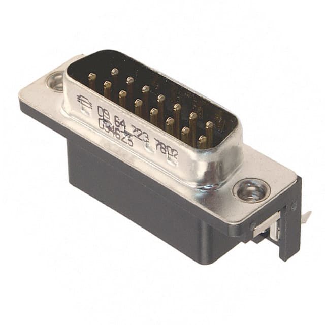 09642237802 CONN D-SUB PLUG 15POS R/A SLDR