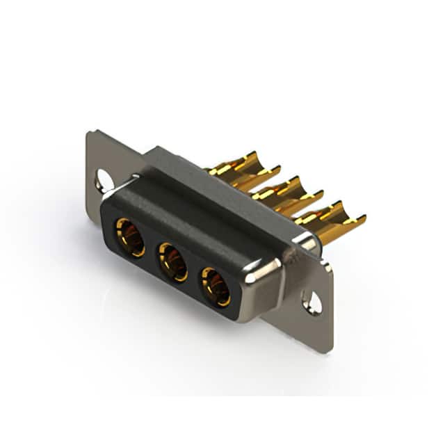 628-3W3-222-3N1 CONN D-SUB RCPT 3POS SLDR CUP