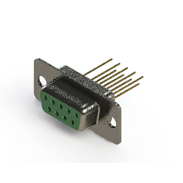 628-M09-223-GN1 CONN D-SUB RCPT 9POS VERT SLDR