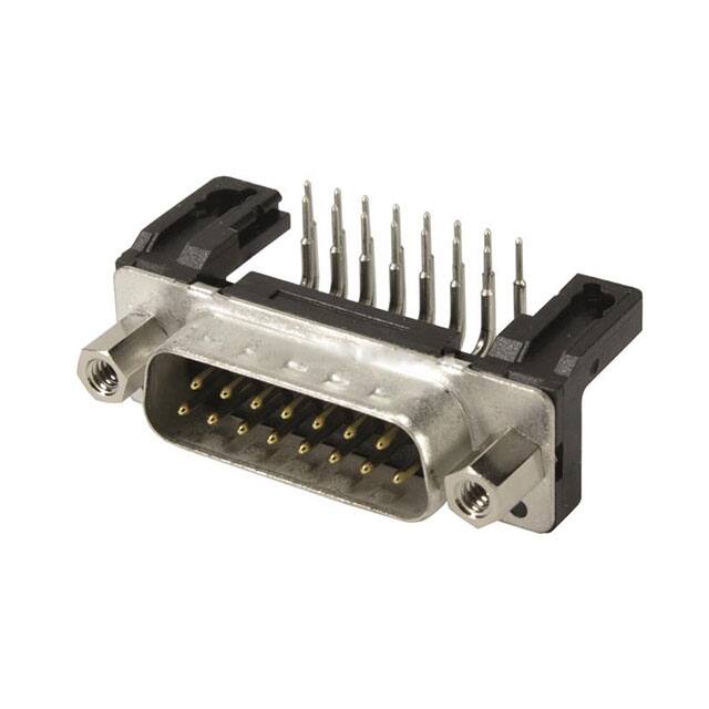 09662226802 CONN D-SUB PLUG 15POS R/A SLDR