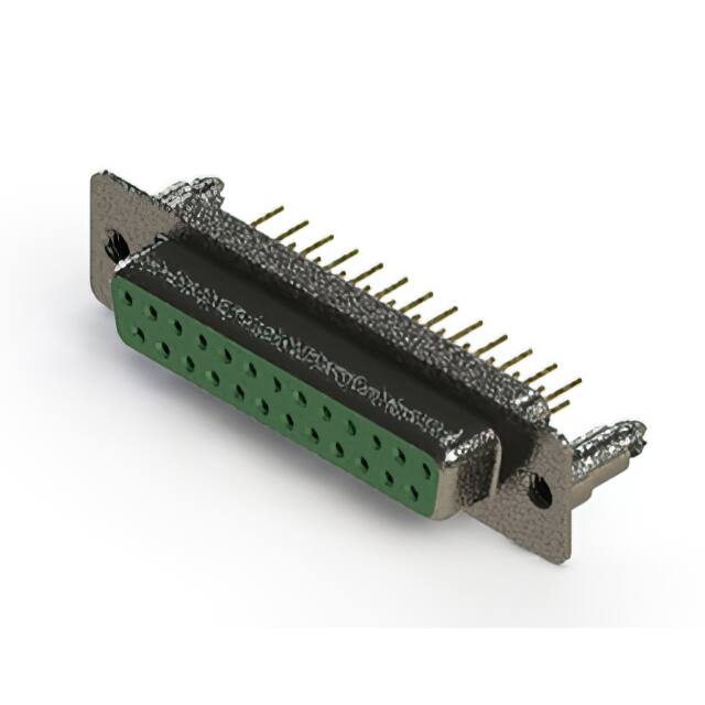628-M25-221-GT5 628M SERIES VERTICAL D-SUB RECEP