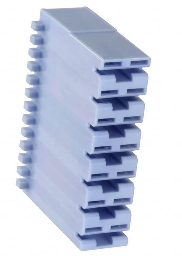 521209-1 CONN RCPT HOUSING 0.25 7POS BLUE