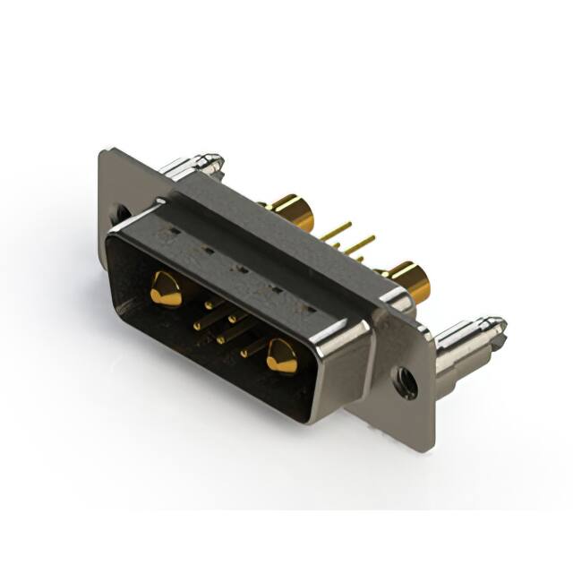 627-7W2-224-4TD CONN D-SUB PLUG 7POS VERT SLDR