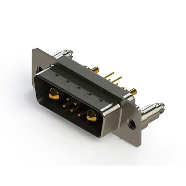 627-7W2-224-1T5 CONN D-SUB PLUG 7POS VERT SLDR