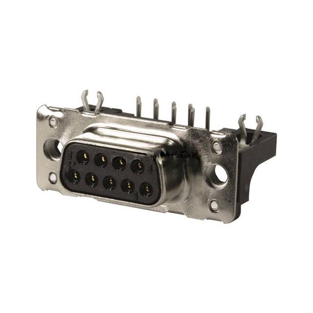 09661566617 CONN D-SUB RCPT 9POS R/A SLDR
