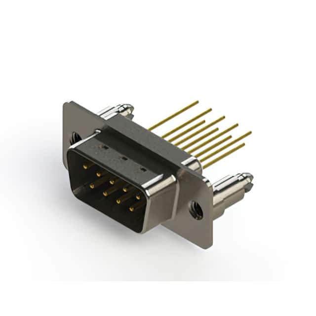 627-M09-223-WT5 CONN D-SUB PLUG 9POS VERT SLDR