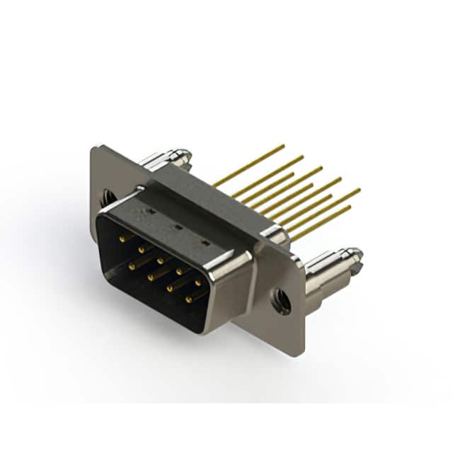 627-M09-223-LT5 CONN D-SUB PLUG 9POS VERT SLDR