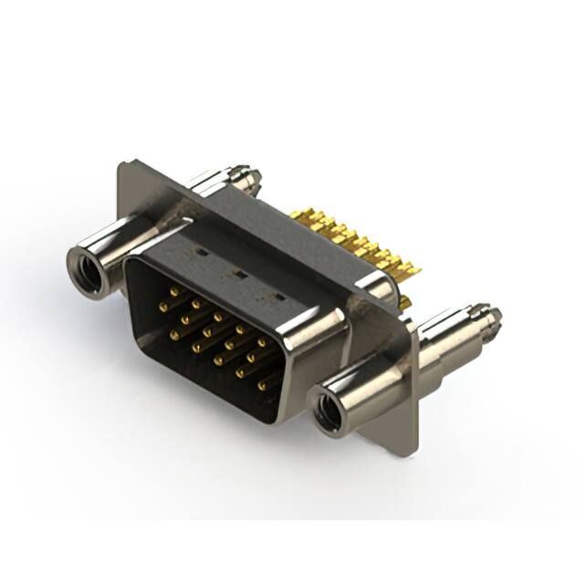 637-M15-332-BT6 637M SERIES VERTICAL D-SUB PLUG