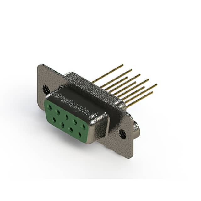 628-M09-223-GN2 CONN D-SUB RCPT 9POS VERT SLDR