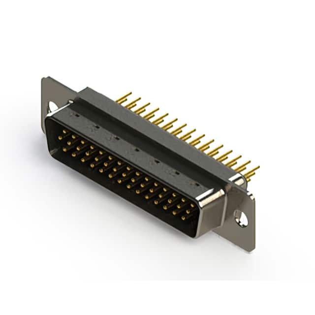 637-M44-230-BN1 637M SERIES VERTICAL D-SUB PLUG