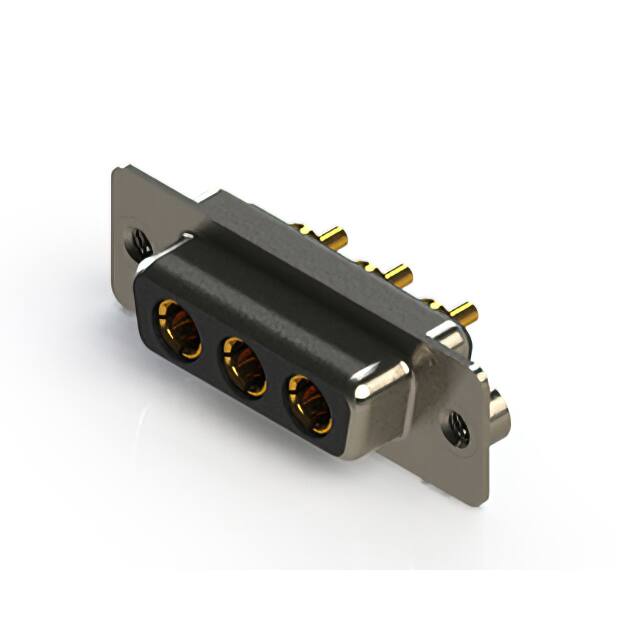 628-3W3-224-1TA CONN D-SUB RCPT 3POS VERT SLDR