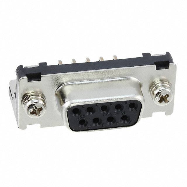 RDED-9S(55) CONN D-SUB RCPT 9POS R/A SLDR