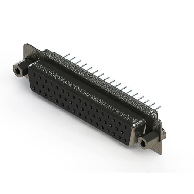 628-050-320-043 CONN D SUB RCPT 50POS VERT METAL