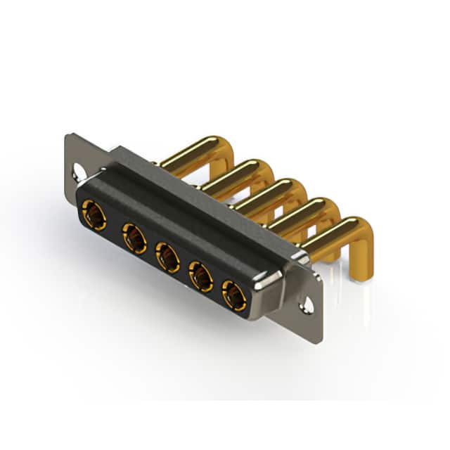 630-5W5-250-4T1 CONN D-SUB RCPT 5POS R/A SLDR