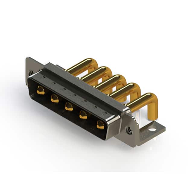 629-5W5-250-4TC CONN D-SUB PLUG 5POS R/A SLDR