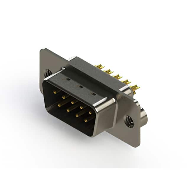 627-M09-322-BT2 627M SERIES VERTICAL D-SUB PLUG