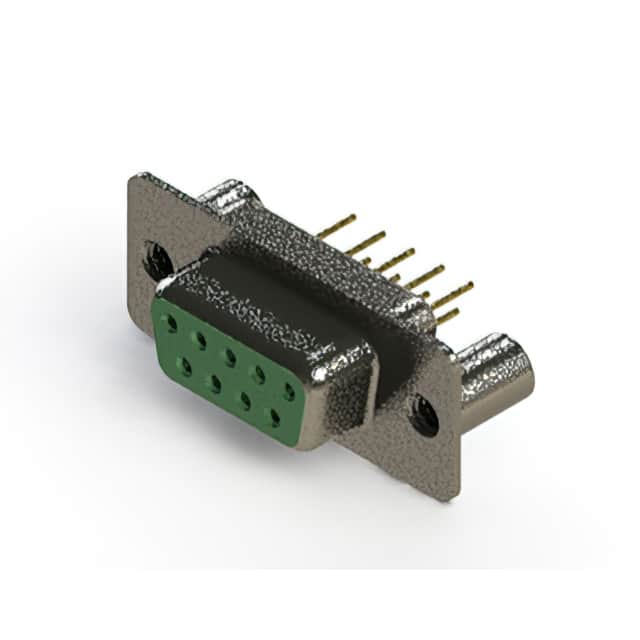 628-M09-321-GN3 628M SERIES VERTICAL D-SUB RECEP