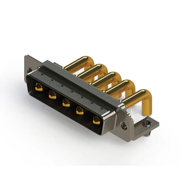 629-5W5-250-4TB CONN D-SUB PLUG 5POS R/A SLDR