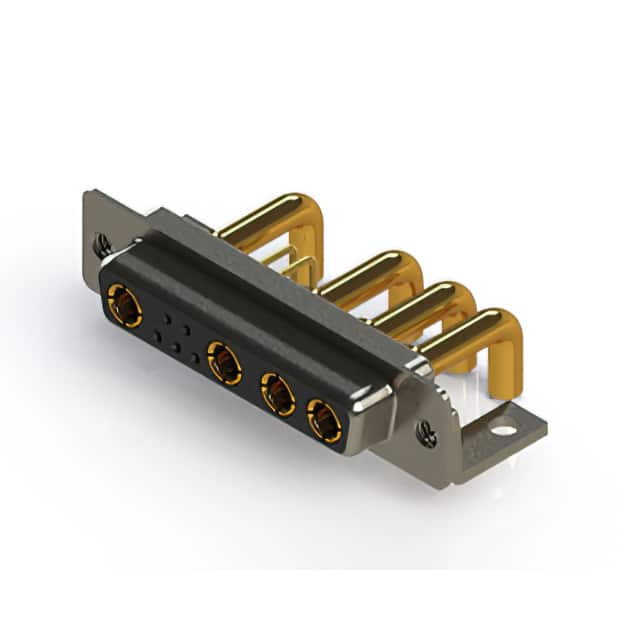 630-9W4-250-4TC CONN D-SUB RCPT 9POS R/A SLDR