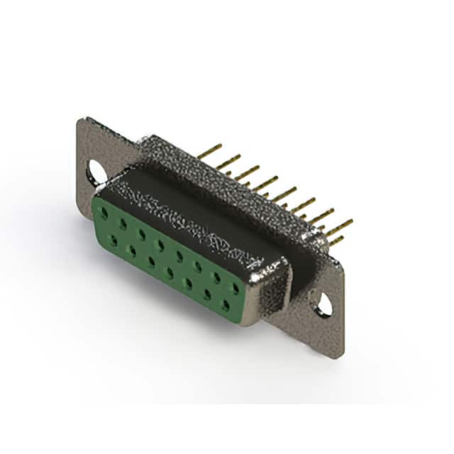 628-M15-321-GN1 628M SERIES VERTICAL D-SUB RECEP